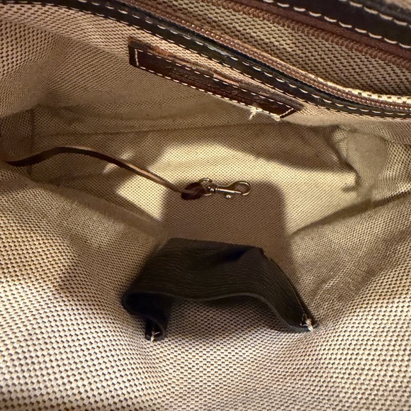 EUC Vintage Y2K Dooney & Bourke Black Pebbled Leather Backpack - Picture 8 of 13